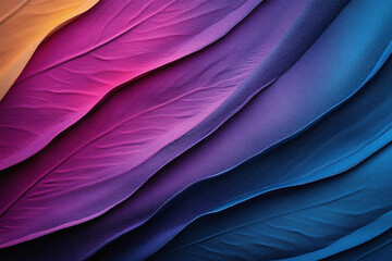 Colorful layered leaves with a textured appearance.