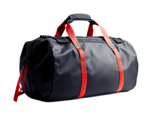 Gym Bag for Workout Essentials and Storage - Isolated on White Background