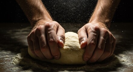Baker Kneading Dough