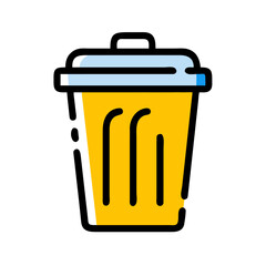 Trash bin icon