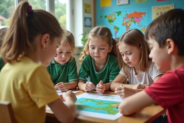 Fototapeta premium Eco Education 