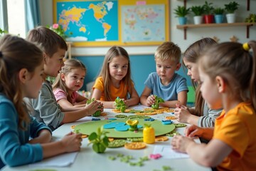 Naklejka premium Eco Education 