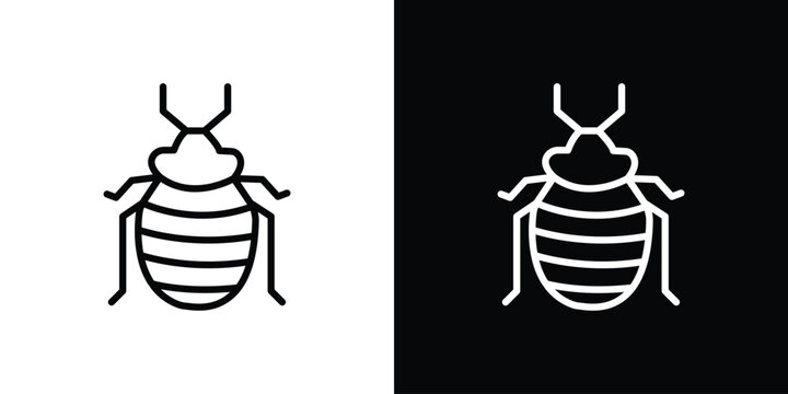 Bedbug icon in vector. Logotype