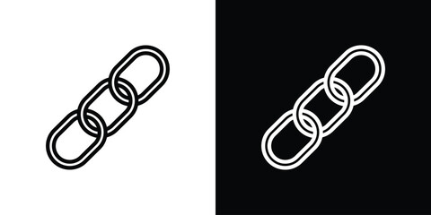 Chain icon in vector. Logotype