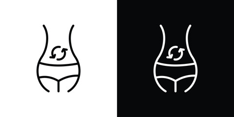 Metabolism icon in vector. Logotype