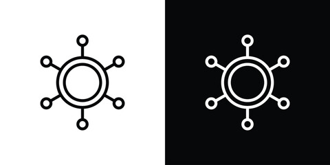 Multi channel icon in vector. Logotype