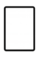 Modern Smartphone Mockup with Blank Screen Isolated on Transparent Background