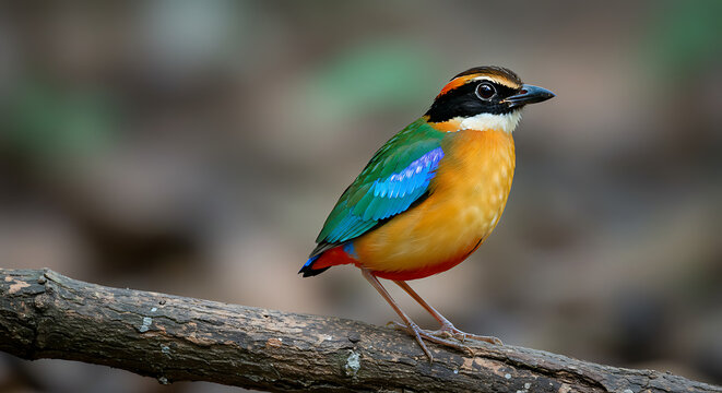 Photograph of Indian Pitta – Colorful Forest Bird in Natural Habitat
