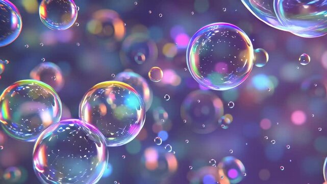 soap bubbles background