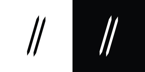 Toothpick icon symbol. Vector icon in trendy flat design