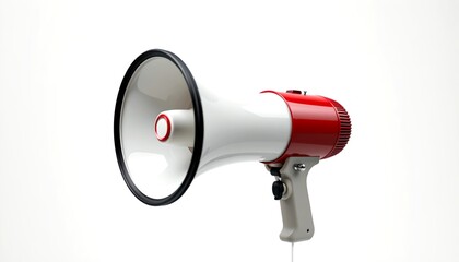 a classic megaphone, poised and ready to amplify a message
