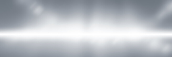 long soft gray studio room background, wide grey floor backdrop with spotlight.