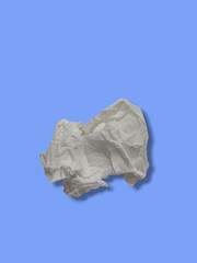 crumpled paper ball