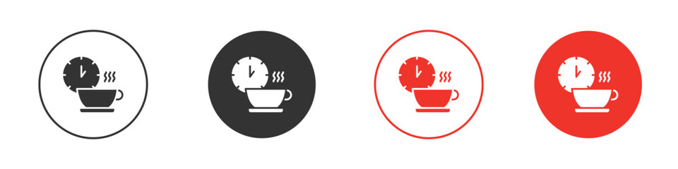 Break icon pack. Clipart Vector design