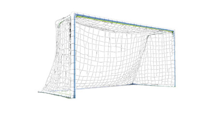 football goal net PNG, Isolated PNG