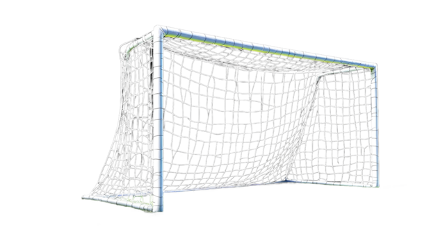 football goal net PNG, Isolated PNG