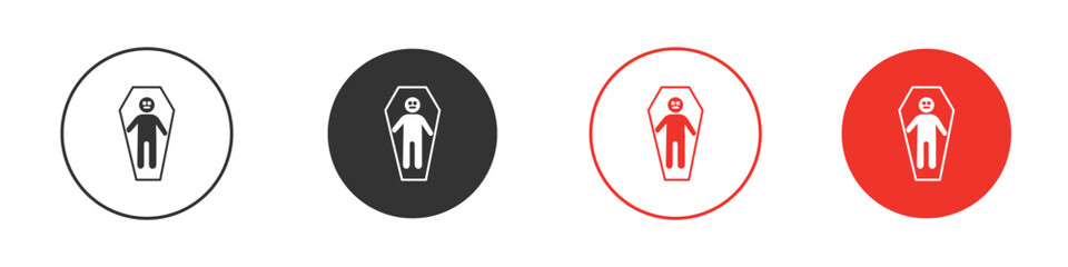 Dead icon pack. Clipart Vector design