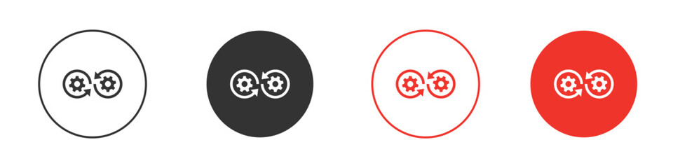 Devops icon pack. Clipart Vector design