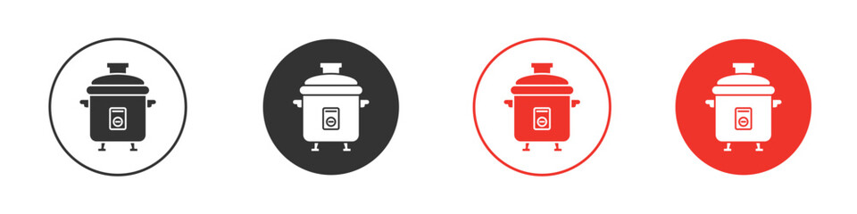pressure cooker icon pack. Clipart Vector design
