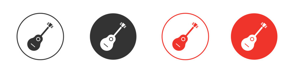 Ukulele icon pack. Clipart Vector design