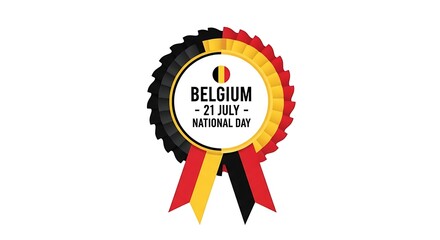 Belgium National Day Commemorative Badge - 21st July