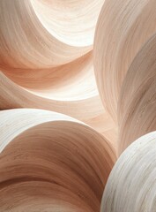 Obraz premium Abstract wood curves