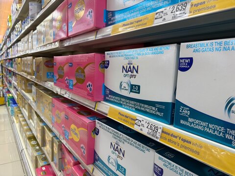 May 2025, SM San Jose del Monte, Bulacan, Philippines: Nan, Enfagrow Baby Milk Formula
