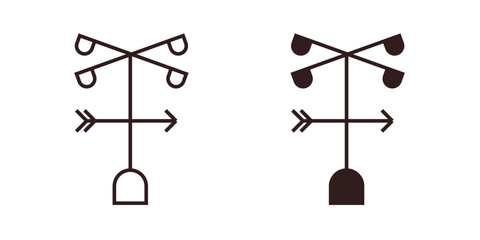 Anemometer icon vector design, perfect for website ui designs