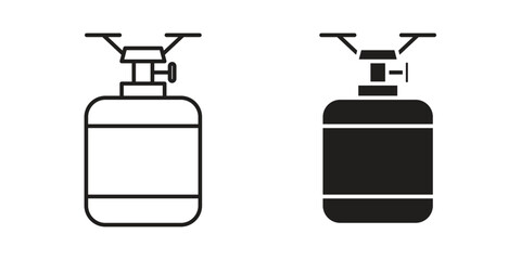 Camping gas icon vector design, perfect for website ui designs