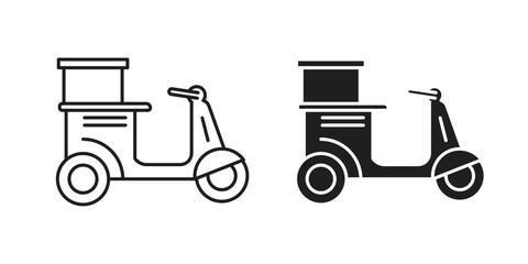 Food delivery icon vector design, perfect for website ui designs