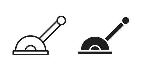 Lever icon vector design, perfect for website ui designs