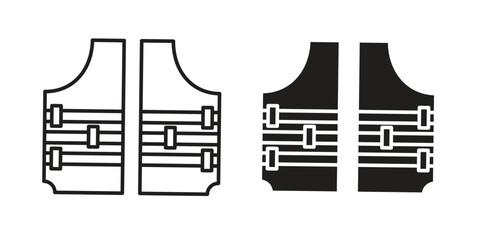 Lifejacket icon vector design, perfect for website ui designs