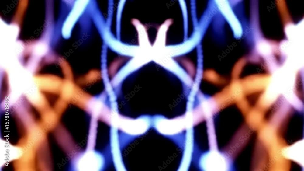 Poster abstract light painting motion background with dynamic colourful lines and shapes
