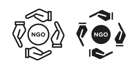 NGO icon vector design, perfect for website ui designs