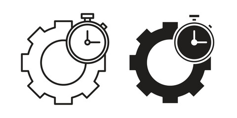 Productivity icon vector design, perfect for website ui designs