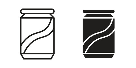 Soda can icon vector design, perfect for website ui designs