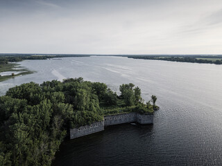 Fort Montgomery can be seen along the shores of Lake Champlain, Rouses Point.