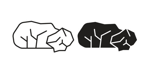 Stone icon vector design, perfect for website ui designs