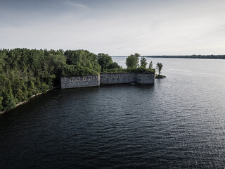 Fort Montgomery can be seen along the shores of Lake Champlain, Rouses Point.