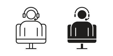 Tech support icon vector design, perfect for website ui designs