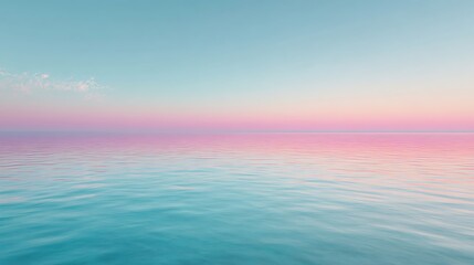 Calm Ocean View at Sunset