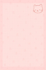 A4 Paper with Dotted Lines , Grid Line – Minimalist Stationery Background