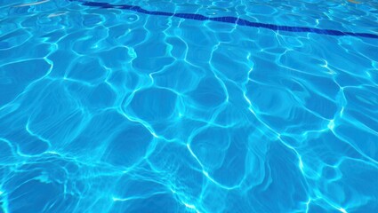 Obraz premium Rippling Blue Water Surface with Sunlit Patterns