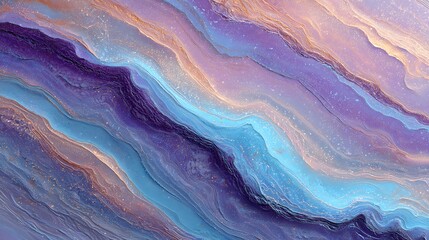 Abstract Purple and Blue Fluid Art Background