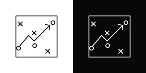 Tactical icon illustration symbol or logo collection.