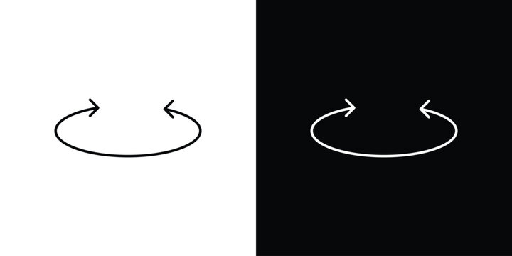 Two side icon illustration symbol or logo collection.