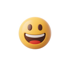 Fototapeta premium Smiling Emoji PNG