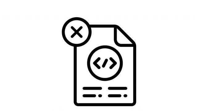 file coding delete animation