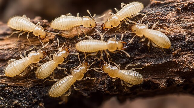 Termites on wood