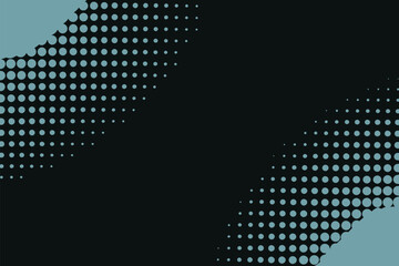 Abstract backdrop featuring halftone dots in teal and black creating a modern graphic pattern suitable for presentations and designs.